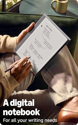Amazon Kindle Scribe (32GB) - Your notes, documents and books, all in one place. With built-in AI notebook summarization. Includes Premium Pen - Tungsten 2