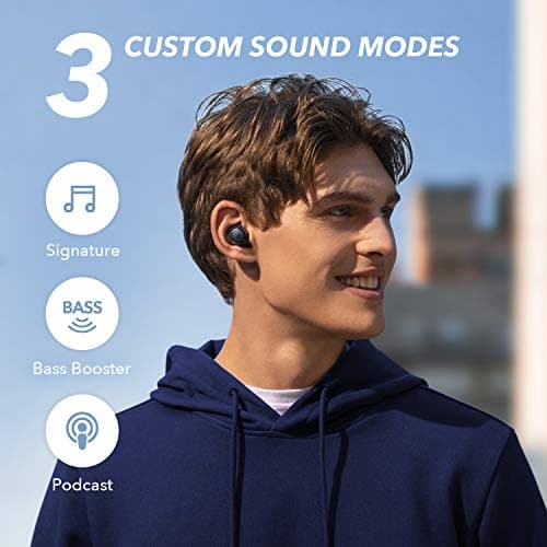 Soundcore by Anker Life A1 True Wireless Earbuds, Powerful Customized Sound, 40H Playtime, Wireless Charging, USB-C Fast Charge, IPX7 Waterproof, Button Control, Bluetooth Earbuds, Commute, Sports 2