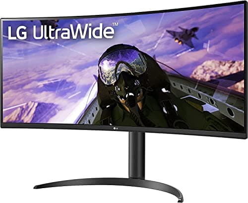 LG 34WP65C-B UltraWide Computer Monitor 34-inch QHD (3440x1440) 160Hz, HDR10, AMD FreeSync Premium, Built-in Speaker, Borderless Design, Tilt/Height Stand, HDMI DisplayPort, Black 2