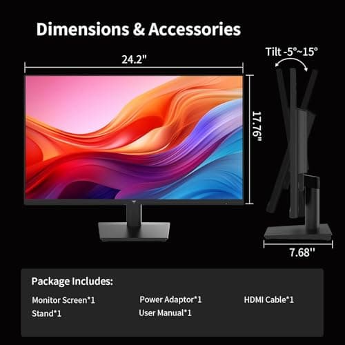 KTC 27 Inch QHD(2560 * 1440) 100Hz Computer Monitor - IPS Panel, Anti-Blue Light Screen, 100% High Color Gamut, 123% sRGB, Support FreeSync and GSync, PC Monitor for Casual Gaming and Working 4