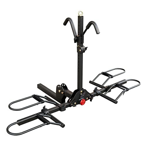 Young Bike Rack Hitch for Car - 200LB 2-Bike Rack Hitch Mount Platform Style Hitch Bike Rack，Smart Tilting & Easy Fold for Car SUV with 2 Inch Receiver，Bike Carrier Fits Up to 5-inch Fat Tire