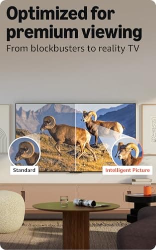 Amazon Fire TV 55" Omni Mini-LED Series, QLED 4K UHD smart TV, Dolby Vision IQ, 144hz gaming mode, Ambient Experience, hands-free with Alexa, 2024 release 4