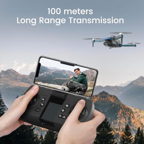 Brushless Motor Drone,90° Adjustable 4K FPV,APP control,40min Flight Time,Indoor Obstacle Avoidance,Optical Flow Positioning,Gesture Photography,360° Flip,Eyond-Range Loss Alert, Toys Gifts for Men Boys 3