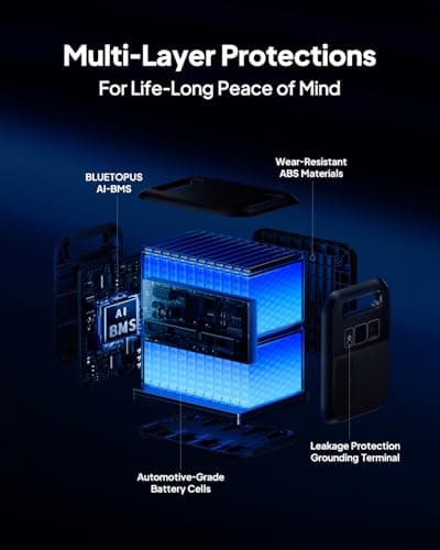 BLUETTI Elite 200 V2 Portable Power Station, 2073.6Wh LFP Battery Backup w/ 4 2600W AC Outlets (3900W Power Lifting), 17-Year Lifespan, Solar Generator for Camping, Off-grid 5