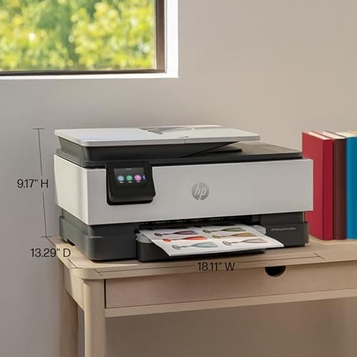 HP OfficeJet Pro 8125e Wireless All-in-One Color Inkjet Printer, Print, scan, Copy, ADF, Duplex Printing Best-for-Home Office, 3 Month Instant Ink Trial Included, AI-Enabled (405T6A) 5