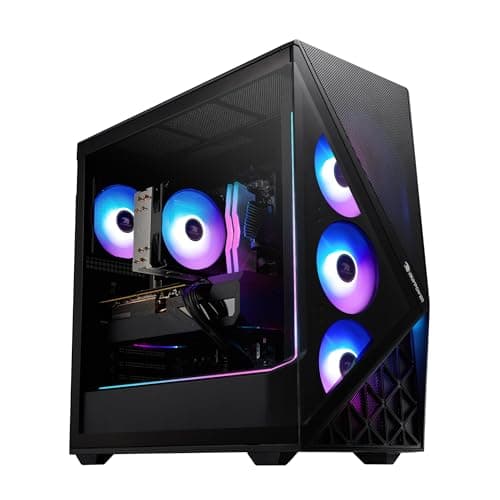 iBUYPOWER Slate Gaming PC Desktop Intel Core Ultra 7 265F CPU, NVIDIA GeForce RTX 5060 8GB GPU, 32GB DDR5 RGB 5200MHz RAM, 1TB NVMe SSD, Windows 11 Home, Computer w/Keyboard and Mouse - SBI7N5603 2