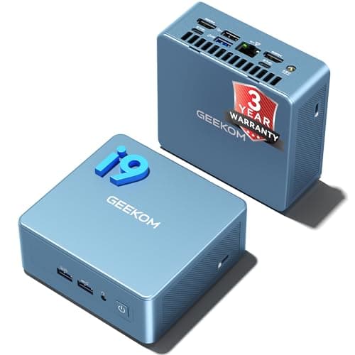 GEEKOM IT13 Mini PC 2026 Edition with Intel 13th Gen i9-13900HK, 16GB RAM(Not LPDDR)&1TB NVMe SSD (Expandable), NUC13 Mini Desktop Computer Windows 11 Pro for Home&Office | 8K UHD,USB4,WiFi 6E,BT5.2
