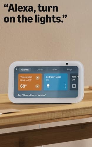 Amazon Echo Show 5 (newest model), Smart display with Alexa+ Early Access, 2x the bass and clearer sound, Cloud Blue 5