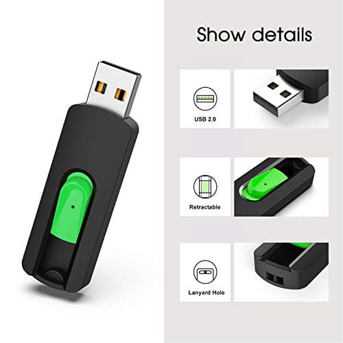 128GB Flash Drive Aiibe USB Flash Drive 128 GB Thumb Drive USB 2.0 Memory Stick Zip Drive Backup Jump Drive Single 128GB 128G USB Drive for PC Laptop 3