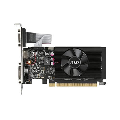 MSI Gaming GeForce GT 710 2GB GDRR3 64-bit HDCP Support DirectX 12 OpenGL 4.5 Single Fan Low Profile Graphics Card (GT 710 2GD3 LP) 2