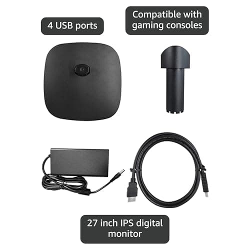 Amazon Basics 27 inch Gaming Monitor, FHD 1080P, 165Hz, VESA Compatible, Adaptive sync, 1ms Response, Black 3