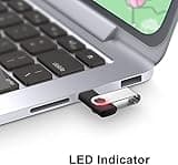 JUANWE 128GB Flash Drive 2 PCS, 2.0 Thumb Drive USB Drives Pendrive for File Storage Data Transfer, High Capacity Zip Drive Portable USB Storage Flashdrives 360° Swivel Cap, Jump Drive 128G×2 Black 3