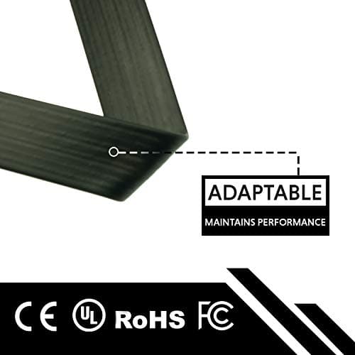 LINKUP - Flexible SLI Bridge GPU Cable Extreme High-Speed Technology Premium Shielding 85 ohm Design for NVIDIA GPUs Graphic Cards┃NOT Compatible with AMD or RTX 2000/3000 GPU - [6 cm] 3