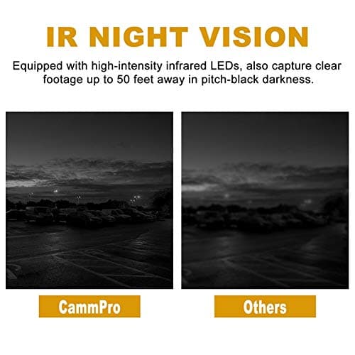 1296P HD Police Body Camera,32G Memory,CammPro I826 Premium Portable Body Camera,Waterproof Body-Worn Camera with 2 Inch Display,Night Vision,GPS for Law Enforcement Recorder,Security Guards,Personal 4