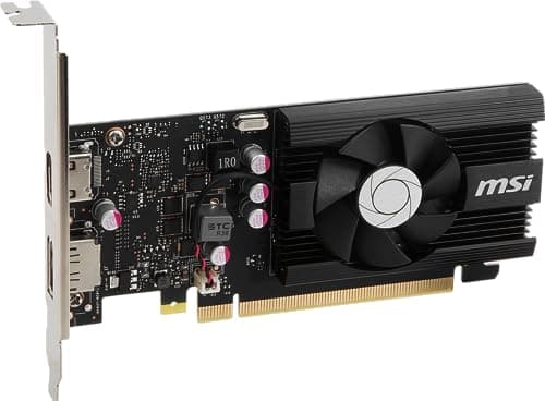 MSI Gaming GeForce GT 1030 4GB DDR4 64-bit HDCP Support DirectX 12 DP/HDMI Single Fan OC Graphics Card (GT 1030 4GD4 LP OC) 3