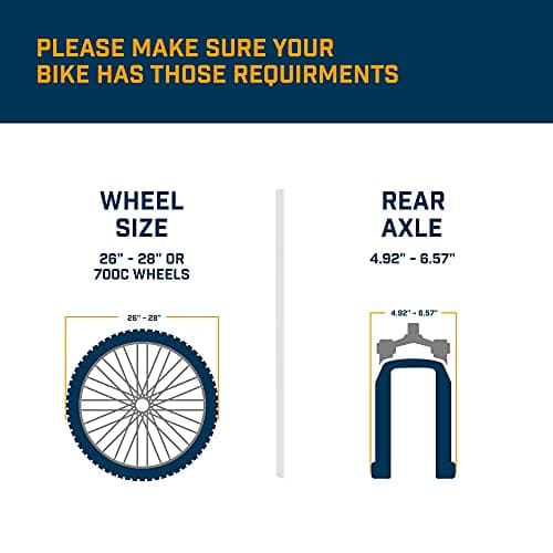 Alpcour Bike Trainer Stand for Indoor Riding – Portable Foldable Magnetic Stainless Steel Indoor Trainer, Noise Reduction, 6 Resistance Settings & Bag – Stationary Exercise for Road & Mountain Bikes 3