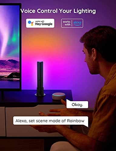 Govee Smart LED Light Bars, Work with Alexa and Google Assistant, RGBICWW WiFi TV Backlights with Scene and Music Modes for Gaming, Pictures, PC, Room Decoration 4