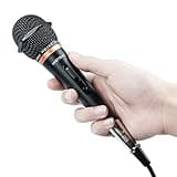 HOTEC Premium Vocal Dynamic Handheld Microphone with 19ft Detachable XLR Cable and ON/Off Switch (Metal Black) (H-W07) 3