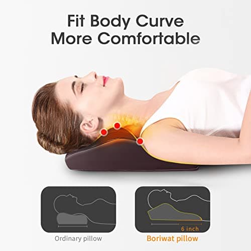 Back Massager Neck Massager with Heat, Shiatsu Massage Pillow for Pain Relief, Massagers for Neck and Back, Shoulder, Leg, Christmas Gifts for Men Women Mom Dad, Stress Relax at Home Office and Car 2