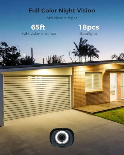 Hiseeu Wireless Security Camera System Outdoor, 5MP WiFi Camera for Home, 16CH WiFi-Pro 8 Cam-Kit, 2-Way Audio, Color Night Vision, IP66 Waterproof, 3TB Storage, 24/7 Recording, No Monthly Fees 4