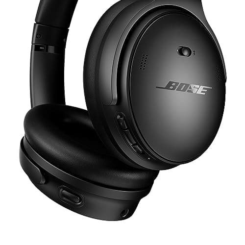 Bose QuietComfort Headphones - Wireless Bluetooth Headphones, Active Over Ear Noise Cancelling and Mic, USB-C Charging, Deep Bass, Up to 24 Hours of Playtime, Black 4