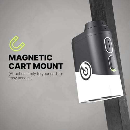 Precision Pro NX9 Golf Rangefinder with Slope Switch – 900 Yards Laser Range Finder, Flag Lock Vibration, 6X Magnification, Magnetic Cart Mount, Tournament Legal 3