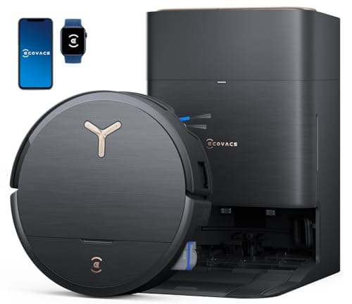 ECOVACS DEEBOT X9 PRO Omni Robot Vacuum and Mop, 16,600Pa Blast Suction, OZMO Roller Instant Self-Washing Mop, ZeroTangle 3.0, Triple Lift System, AI Navigation, Hands-Free Omni Station