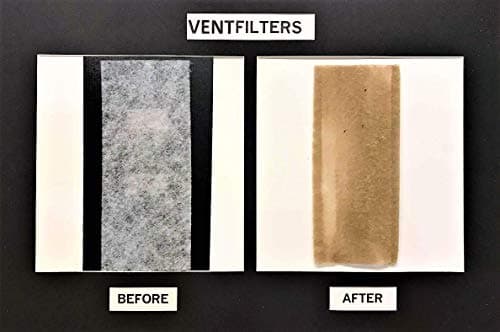 Dust Control Vent Filters - Pack of 48 | Traps Dirt, Dust, Smoke, Pollen Size Particles | Provides Fresh, Filtered Air for Bathrooms, Bedrooms, Kitchen, Family Rooms. 5