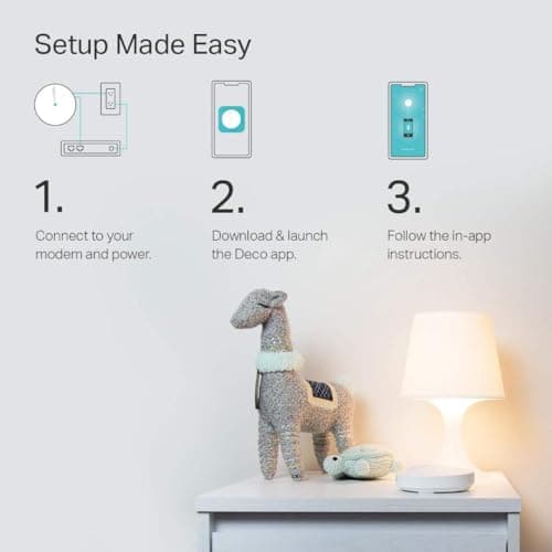 TP-Link Deco M5 Mesh WiFi System - Up to 5,500 sq. ft. Whole Home Coverage and 100+ Devices,WiFi Router/Extender Replacement, Anitivirus, 3-Pack 4