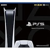 Sony PS5 PlayStation 5 Digital Edition Gaming Console + Wireless Controller - 16GB GDDR6 RAM, 825GB SSD, 120Hz 8K Output, White 3