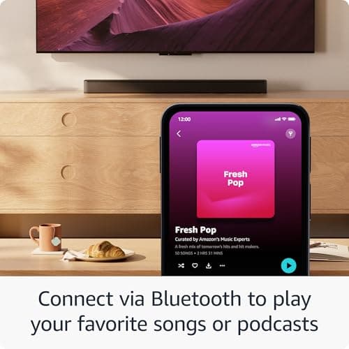 Amazon Fire TV Soundbar Plus with subwoofer and surround sound speakers (newest model), 5.1 channel, Dolby Atmos, clear dialogue 3