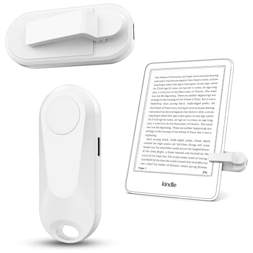 DATAFY Remote Control Page Turner for Kindle Paperwhite Oasis Kobo eReaders, Camera Camcorder Remote Controls, Page Turner Clicker for ipad Tablets Reading Novels with Wrist Strap Storage Bag