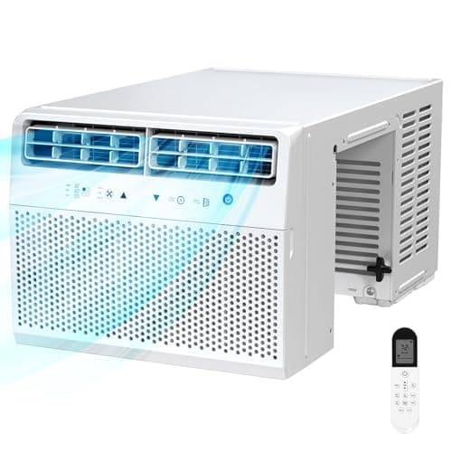Antarctic Star U-Shaped Window Air Conditioner, 12000BTU Quiet Air Conditioner Window Unit, Cools up to 550 Sq. Ft, Saddle Window AC Units with Full Window View, Energy Saving, 6 Modes, CEER 10.5