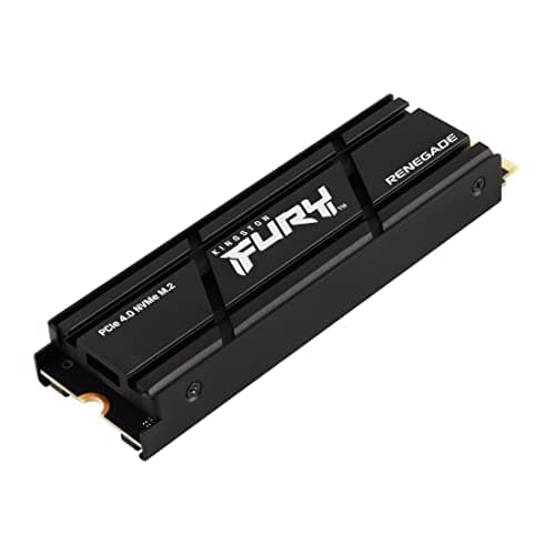 Kingston Fury Renegade 2TB PCIe Gen 4.0 NVMe M.2 Internal Gaming SSD with Heat Sink | PS5 Ready | Up to 7300MB/s | SFYRDK/2000G 2