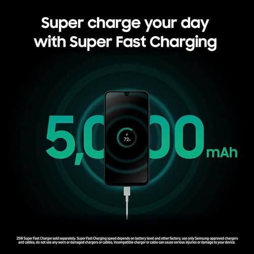 Samsung Galaxy A36 5G A Series, 128GB Unlocked Android Smartphone, AMOLED Display, Rugged Design, 5G Connectivity, Affordable Performance, US Version, 2025, US 1 Yr Warranty, Awesome Black 4