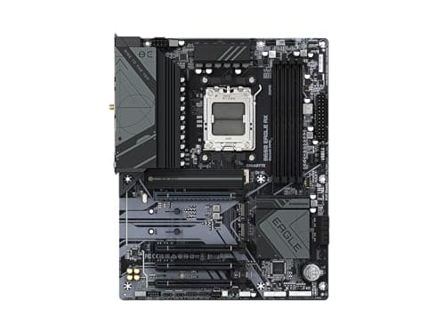 GIGABYTE B650 Eagle AX AM5 LGA 1718 AMD B650 ATX Motherboard, DDR5, Triple M.2 (1x PCIe 5.0 M.2 + 2X PCIe 4.0 M.2), USB 3.2 Gen2x2 Type-C, AMD Wi-Fi 6E, Realtek GbE LAN 2