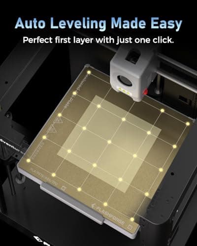 FLASHFORGE 3D Printer AD5M, CoreXY 600mm/s High-Speed Printer with 1-Click Auto Leveling, High-Temp Direct Drive Extruder, 3s Quick-Swap Nozzle, 220×220×220mm Build Volume 3