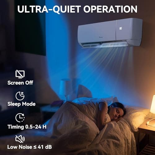 YITAHOME 12000 BTU Mini Split Air Conditioner Heat Pump System, Wifi Enabled 20 SEER2 115V Inverter Ductless AC Cool Up to 750 Sq. Ft, Compatible with Alexa, Complete Installation Kit, White 5