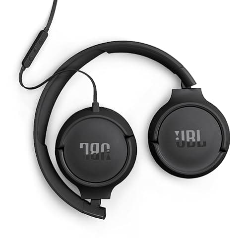 JBL Tune 520C - USB-C Wired on-Ear Headphones with Hi-Res Audio Support, JBL Pure Bass Sound, Comfort fit, USB-C connectivity, 3-Button Remote with Microphone and EQ presets Control (Black) 5