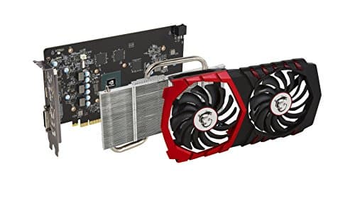 MSI Computer Video Graphic Cards GeForce GTX 1050 TI GAMING X 4G, 4GB 5