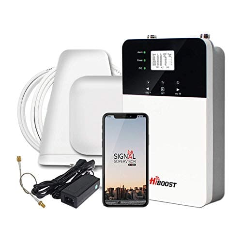 Cell Phone Booster for Home Office, Cover 8000 sq ft with 2 Indoor Antennas for All US Carriers, Cell Phone Signal Booster for Destination RV 4G 5G LTE Verizon AT&T T-Mobile APP Support FCC 4