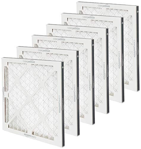 Amazon Basics 14x14x1 Air Filter 6 Pack, MERV 8 AC Furnace Filters (Actual Size: 13.75" x 13.75" x 0.75") 3