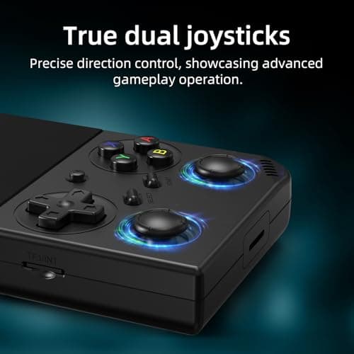 Classic Up Retro Handheld Game Console,Portable Game with 3.5 Inch IPS Screen,with 64G TF Card Pre-Installed 4353 Games Supports 5G WiFi Bluetooth HDMI and TV Output 5