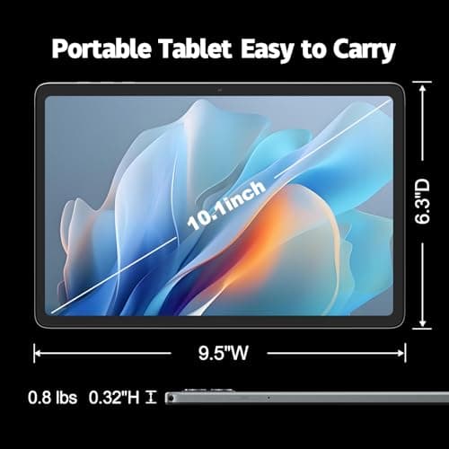 10 inch Tablet, Android 14 Tablet, 8GB RAM 128GB ROM 1TB Expansion, Octa-core Processor, 1280x800 HD Touch Screen, 5MP+8MP Dual Camera, WiFi 6, BT 5.0, 6000mAh Battery & Quad Speakers, Metal Grey 5