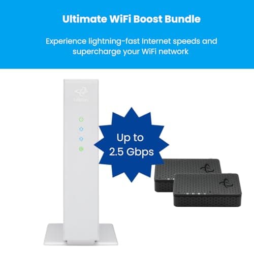 Hitron Ultimate WiFi Boost Bundle: CODA56 Multi-Gigabit Modem + HTEM5 Multi-Gigabit MoCA Adapters 2