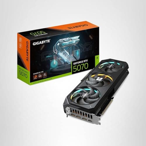 GIGABYTE GeForce RTX 5070 Gaming OC 12G Graphics Card, 12GB 192-bit GDDR7, PCIe 5.0, WINDFORCE Cooling System, GV-N5070GAMING OC-12GD Video Card 5