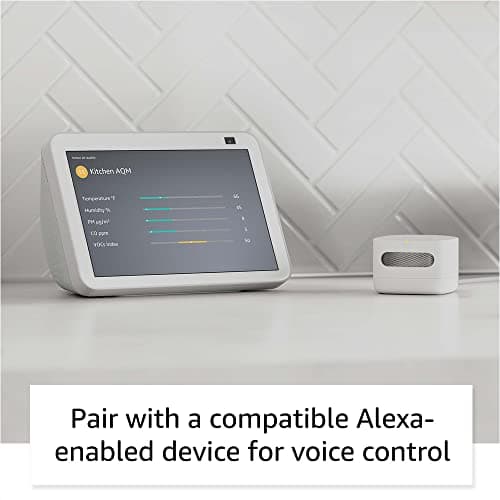 Amazon Smart Air Quality Monitor – Know your air, Works with Alexa 3