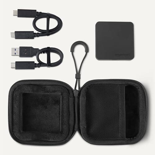 Amazon Basics Portable External SSD, External Solid State Drive 1TB, speeds up to 2000MB/s, USB 3.2 Gen 2, IP65 Water & Dust Resistant, Black 4