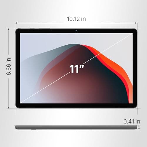 ApoloMedia 11" Tablet, 2025 Android 16 with Octa-core Processor, 8GB RAM+128GB ROM(1TB Expandtion), 7000mAh Battery, HD IPS Large tableta,WiFi 6&BT5.0, Support GMS (Case not Included) 3