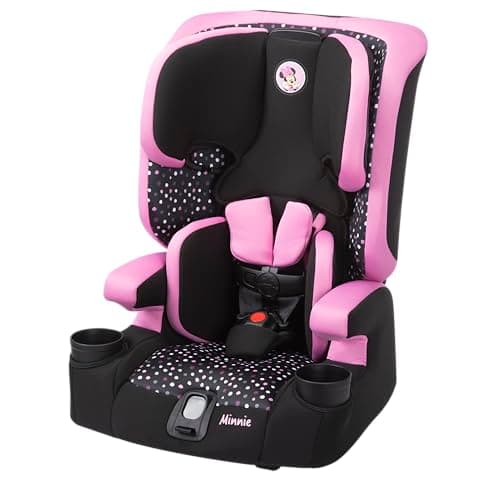 Disney Baby MagicSquad 3-in-1 Harnessed Booster Car Seat, Minnie Dot Party
